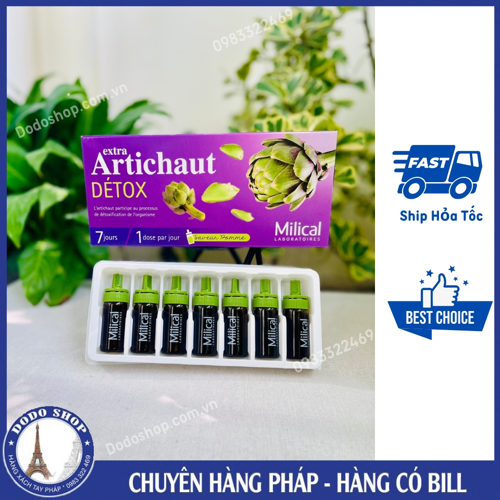 Extra Artichaut Detox Thải độc gan, detox cơ thể từ Atiso cô đặc
