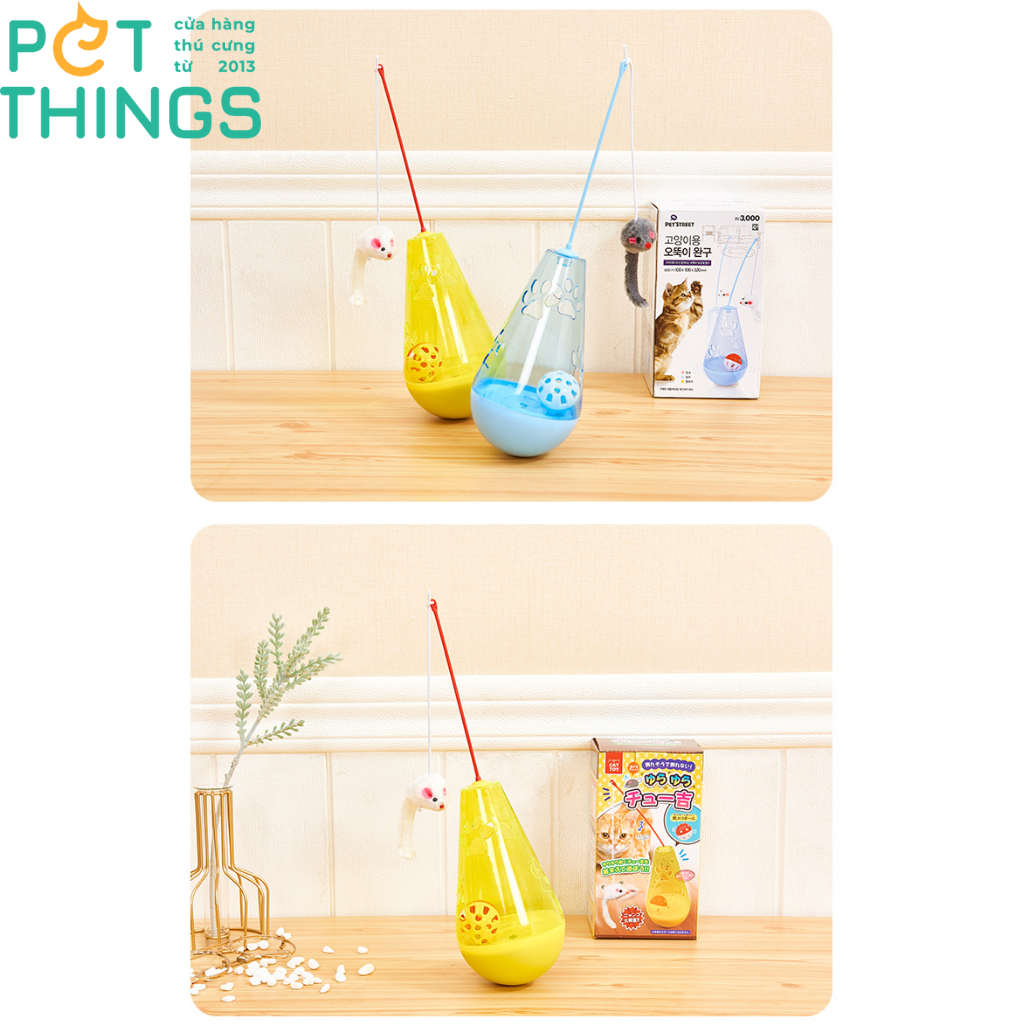 Toys with a fishing rod for cats