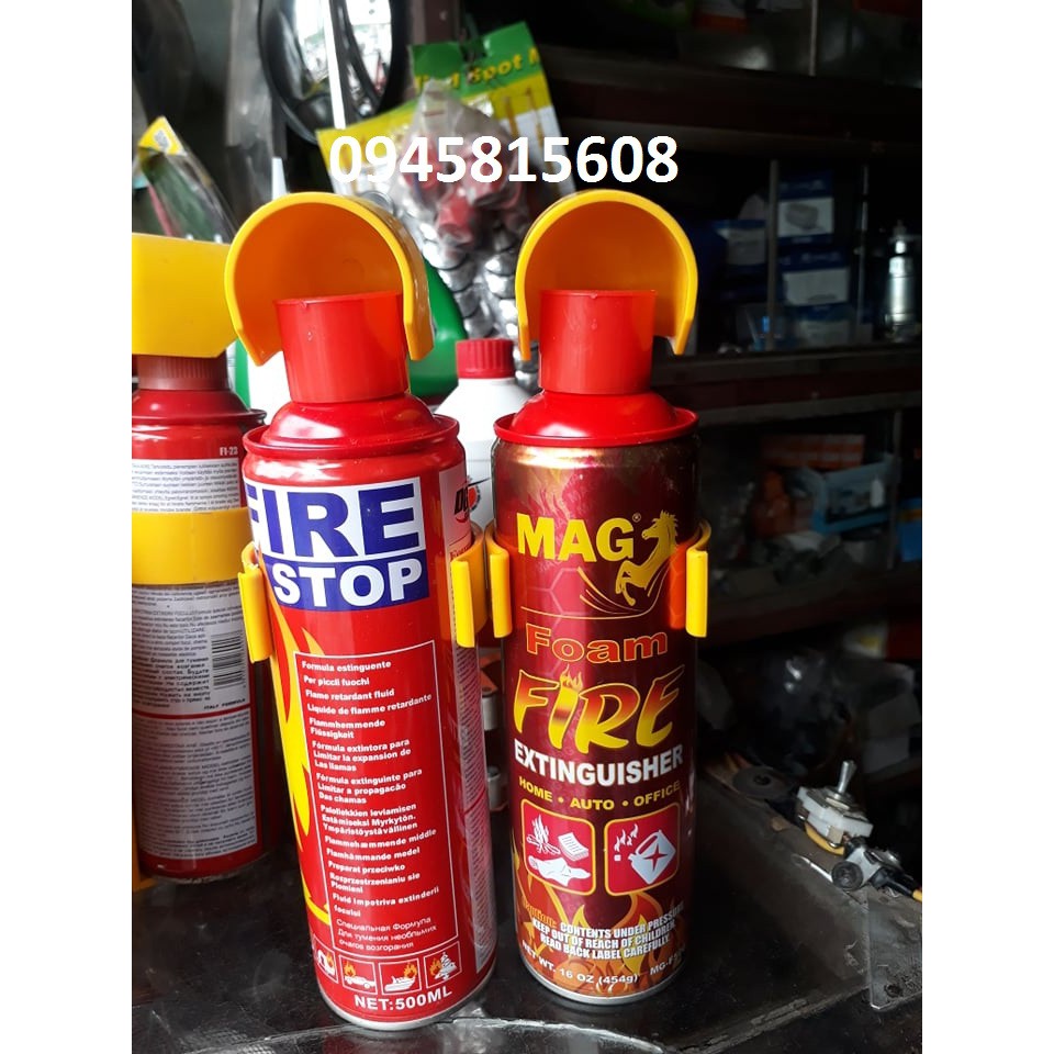 Bình cứu hỏa bình chữa cháy mini Fire Stop 500ml