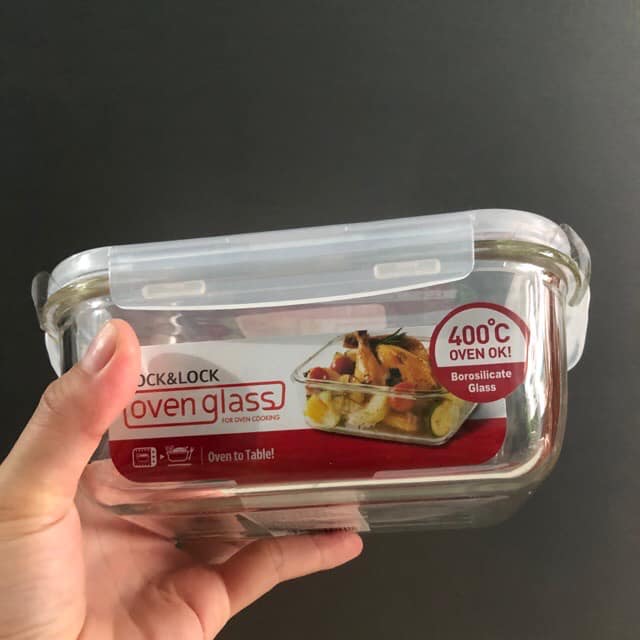 [Giá hủy diệt] Thố thủy tinh Lock&Lock 740ml