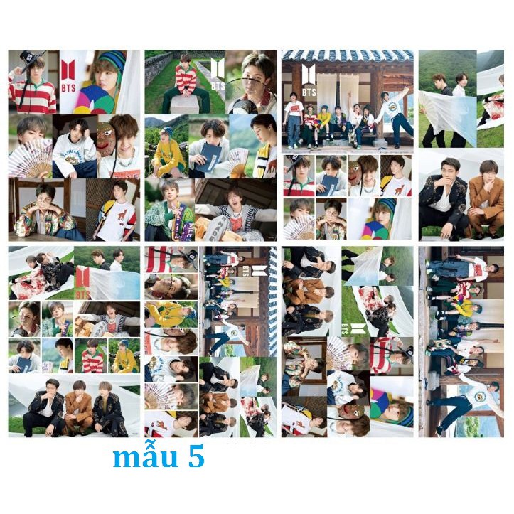 POSTER BTS khổ a3 (cả nhóm)