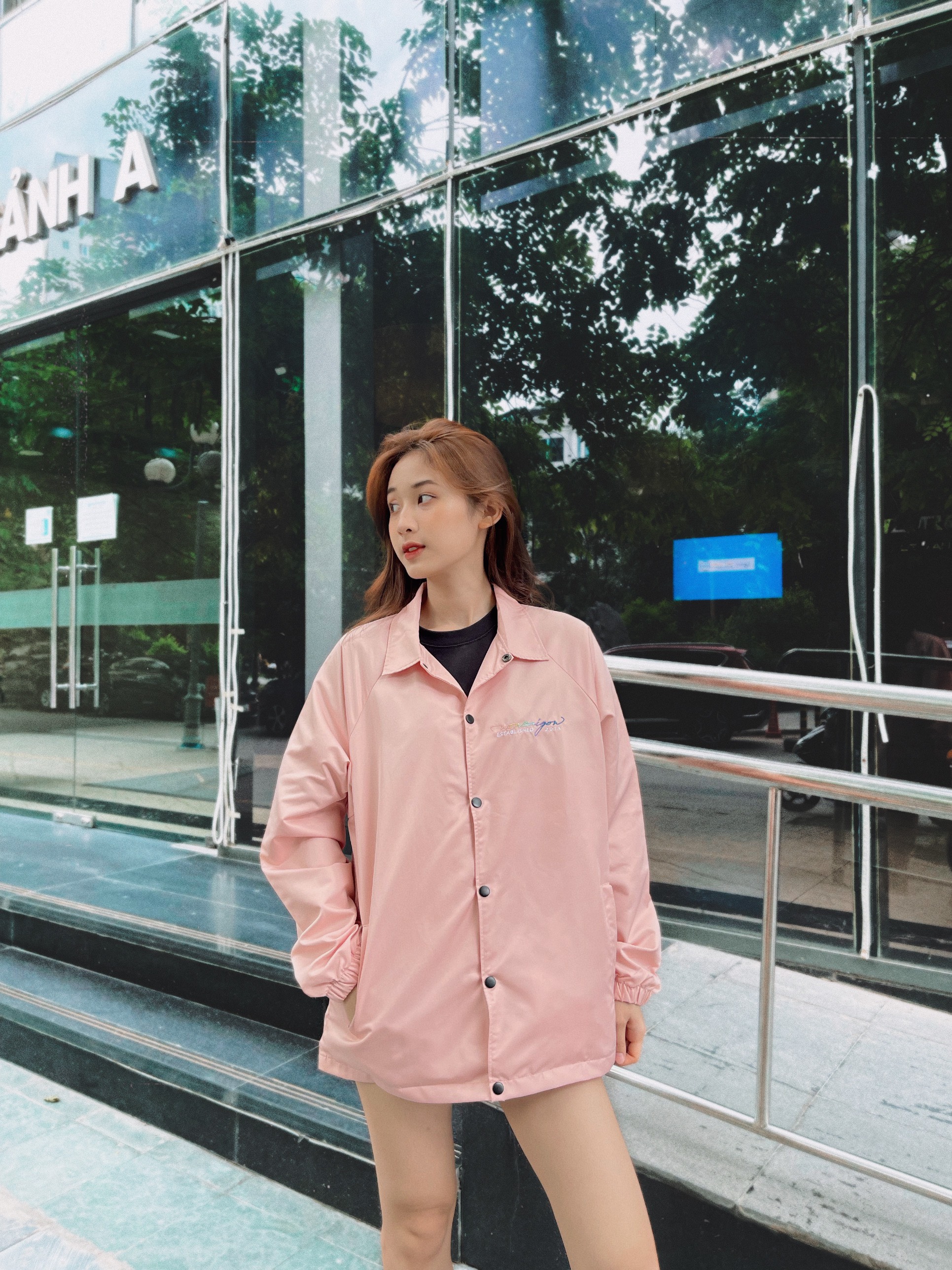 Áo khoác dù NEEDS OF WISDOM Multicolor Embroidered Jacket