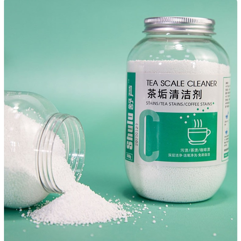 BỘT TẨY CẶN BÁM DO Ố TRÀ | tẩy ấm chén, bình giữ nhiệt, máy xay, máy ép hoa quả - lọ 100g- 250g- 500g