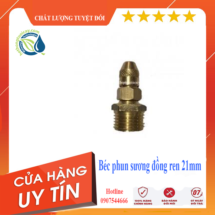 Bec phun sương đồng chân ren 21