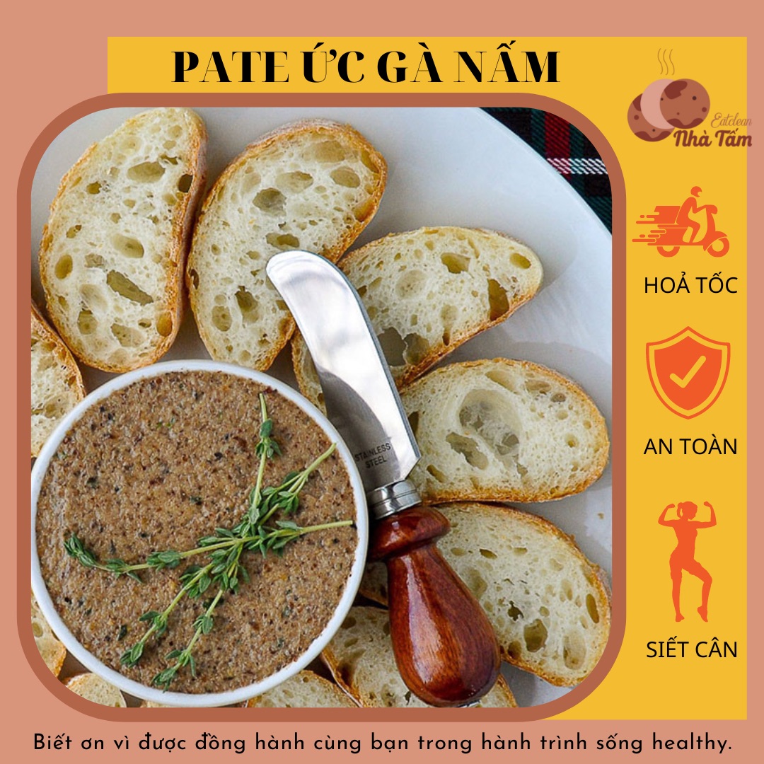 [TOÀN QUỐC] PATE ỨC GÀ EAT CLEAN HEALTHY 250GR
