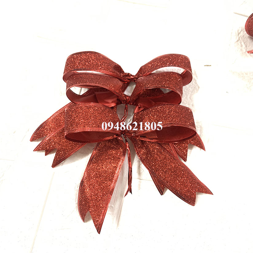 SET 3 NƠ TRANG TRÍ CÂY THÔNG NOEL, GIÁNG SINH