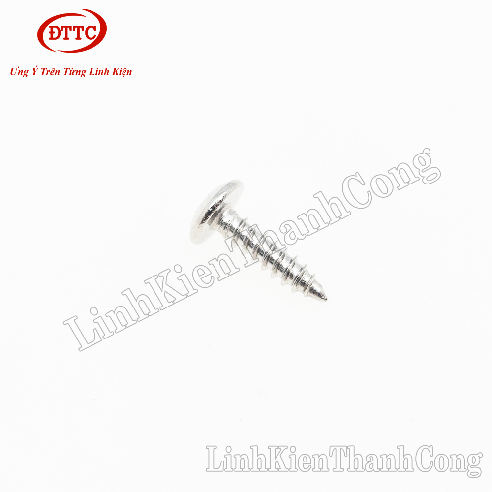 Vít M3 Mũ Lồi 8mm 10mm 12mm (Gói 100 chiếc)