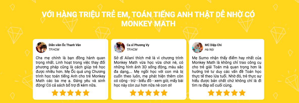 Monkey Math TRỌN ĐỜI - Toán tiếng Anh cho trẻ