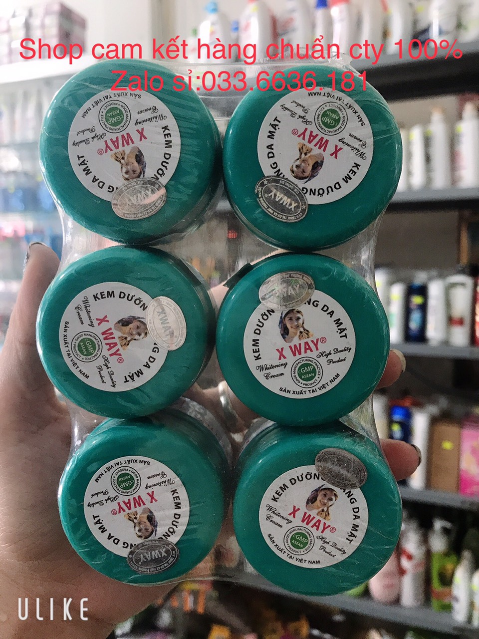 [ chuẩn hàng cty 100%] kem X-WAY dưỡng trắng da 8g