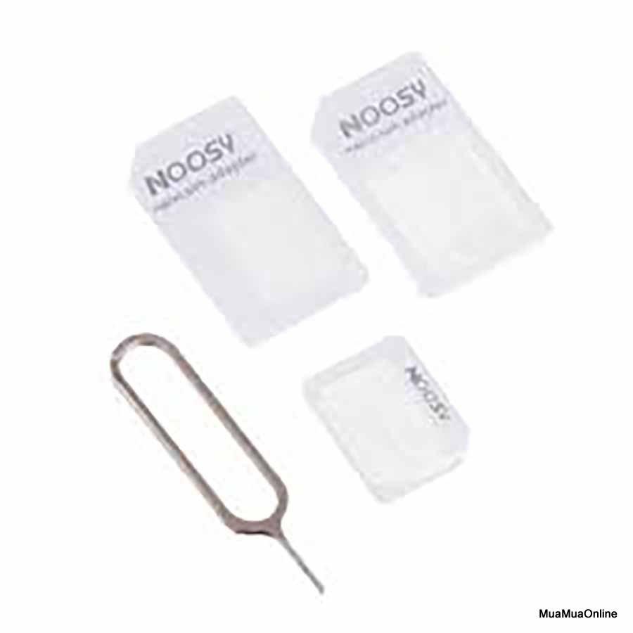 Bộ Chuyển Đổi Sim Đa Năng Noosy + Tặng Que Chọc Sim Cao Cấp