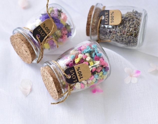 Hũ Thuỷ Tinh Pudding Lùn Nắp Gỗ Ép 100ml
