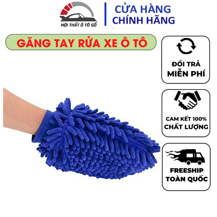 Bao tay lau rửa xe cho ô tô - Găng tay rửa xe máy, ô tô, lau dọn nội thất
