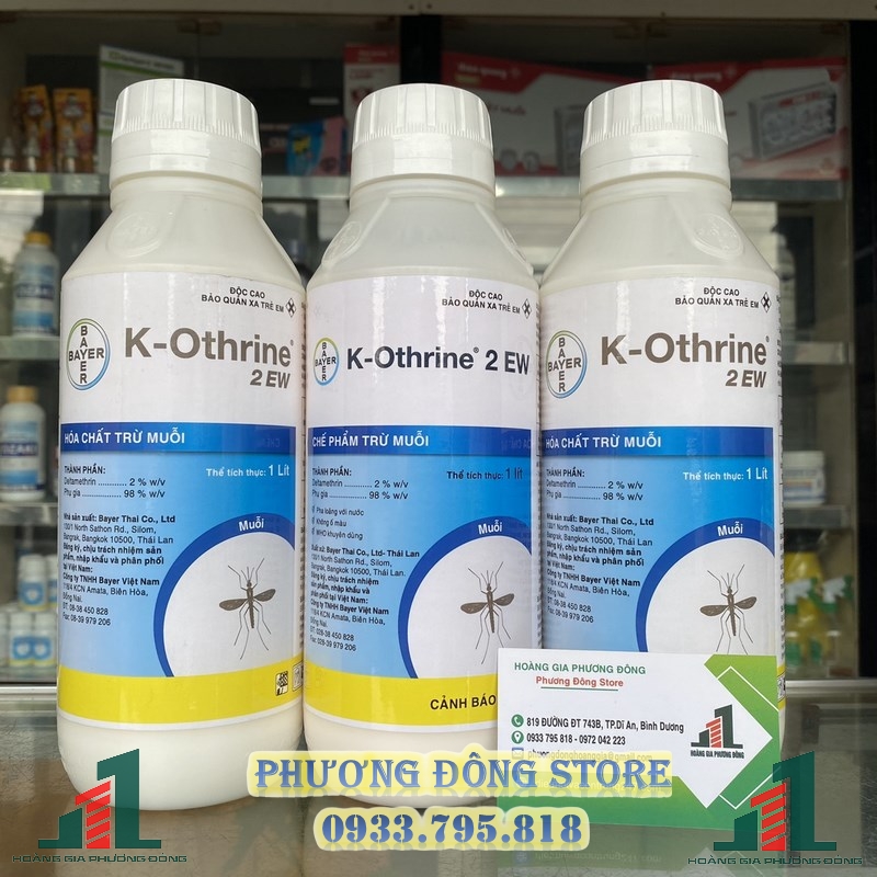 Thuốc diệt muỗi K-OTHRINE - BAYER (Chai 1 lít)