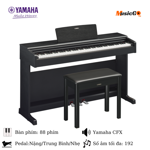 (Hàng Chính Hãng) Piano Yamaha YDP-144R - Hàng Chính Hãng