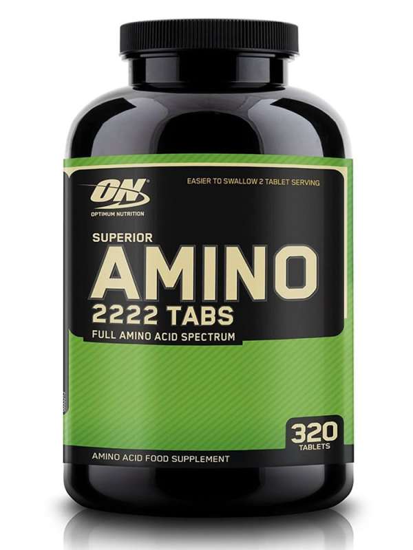 Optimum Nutrition Superior Hỗ trợ tăng cơ phục hồi năng lượng Amino 2222 Tabs 320 viên Date 3/2023