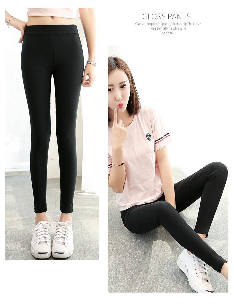 Quần legging kaki thun dáng ôm chất co dãn - B132 - BUM STORE