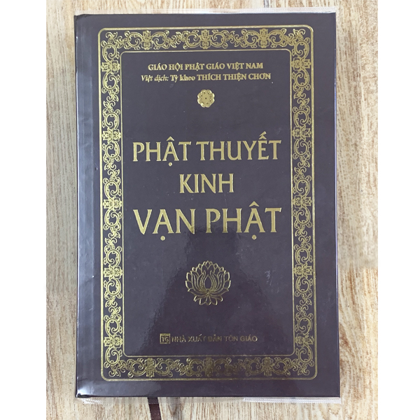 Sách - phật thuyết kinh vạn phật - bìa cứng
