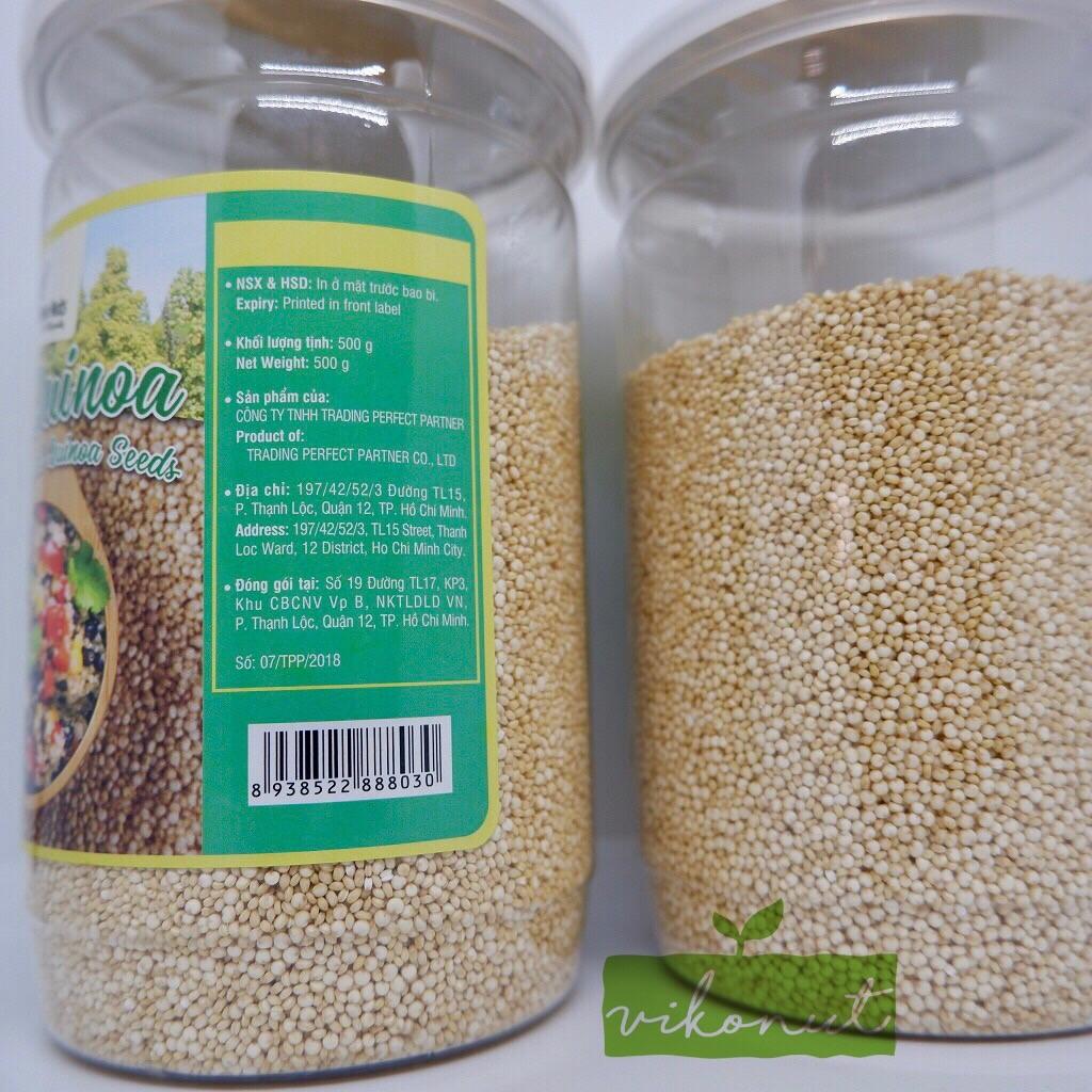[VikoNut] Combo 2 hộp Hạt Quinoa Diêm Mạch trắng (500gr/hộp)