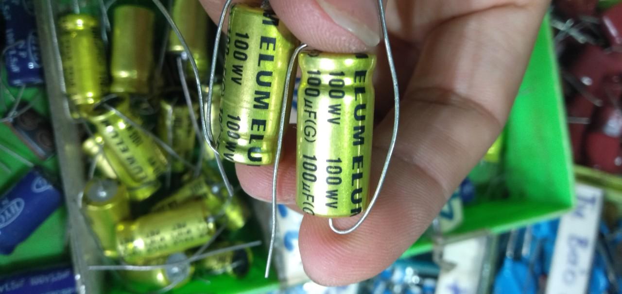 10 Tụ loa 100uf 100v