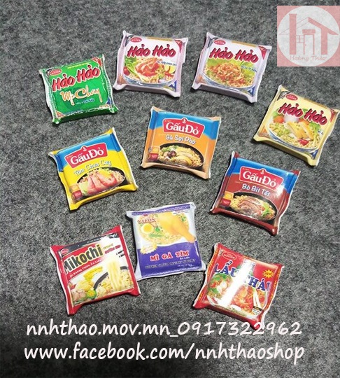 Đồ Tý Hon Trang Trí Mô Hình, Búp Bê_Mì Gói