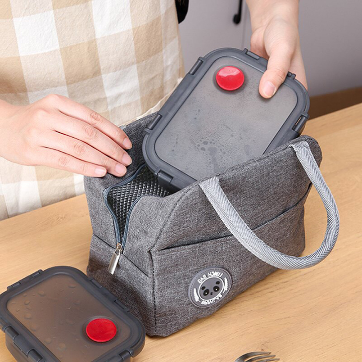 Túi giữ nhiệt, túi đựng cơm, túi đựng cơm có lót bạc, túi đựng đồ giữ nhiệt