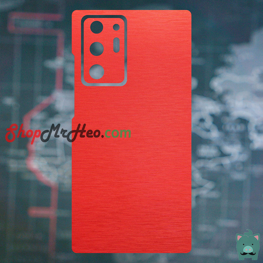 [HCM]Skin Dán Mặt Sau Lưng Vân Nhôm Samsung Galaxy Note 20 - Note 20 Ultra