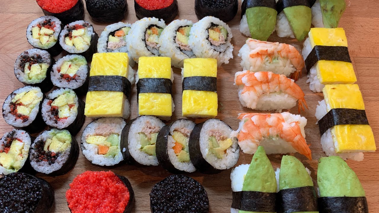 MÀNH TRE CUỘN GIM BAB/ SUSHI_Monhi_Food