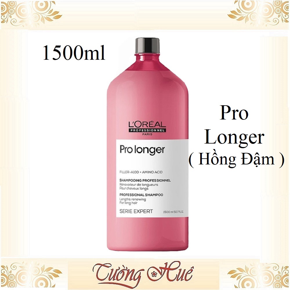 Dầu Gội Dành Cho Đứt Gãy Loreal Serie Expert Pro Longer Shampoo - Hồng Đậm ( Có Lựa Chọn )