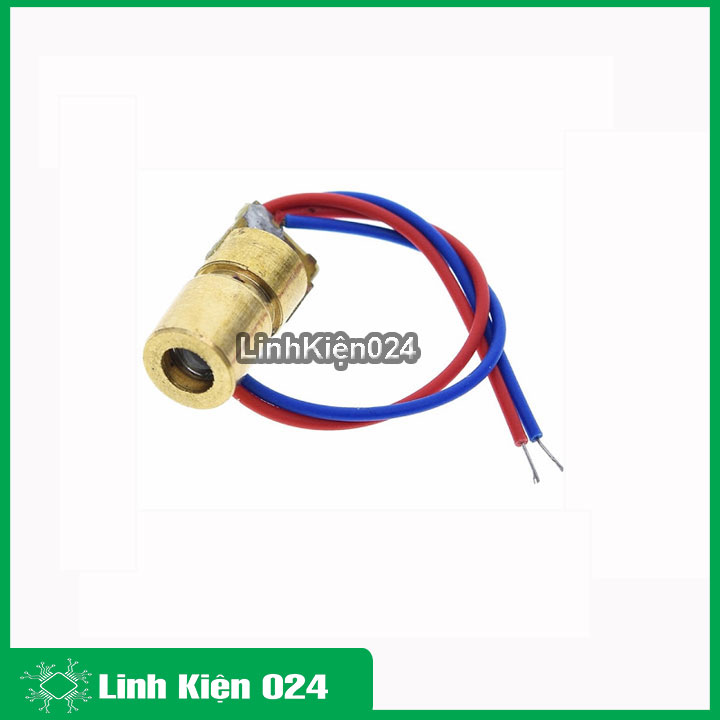 Đầu phát laze sáng đỏ