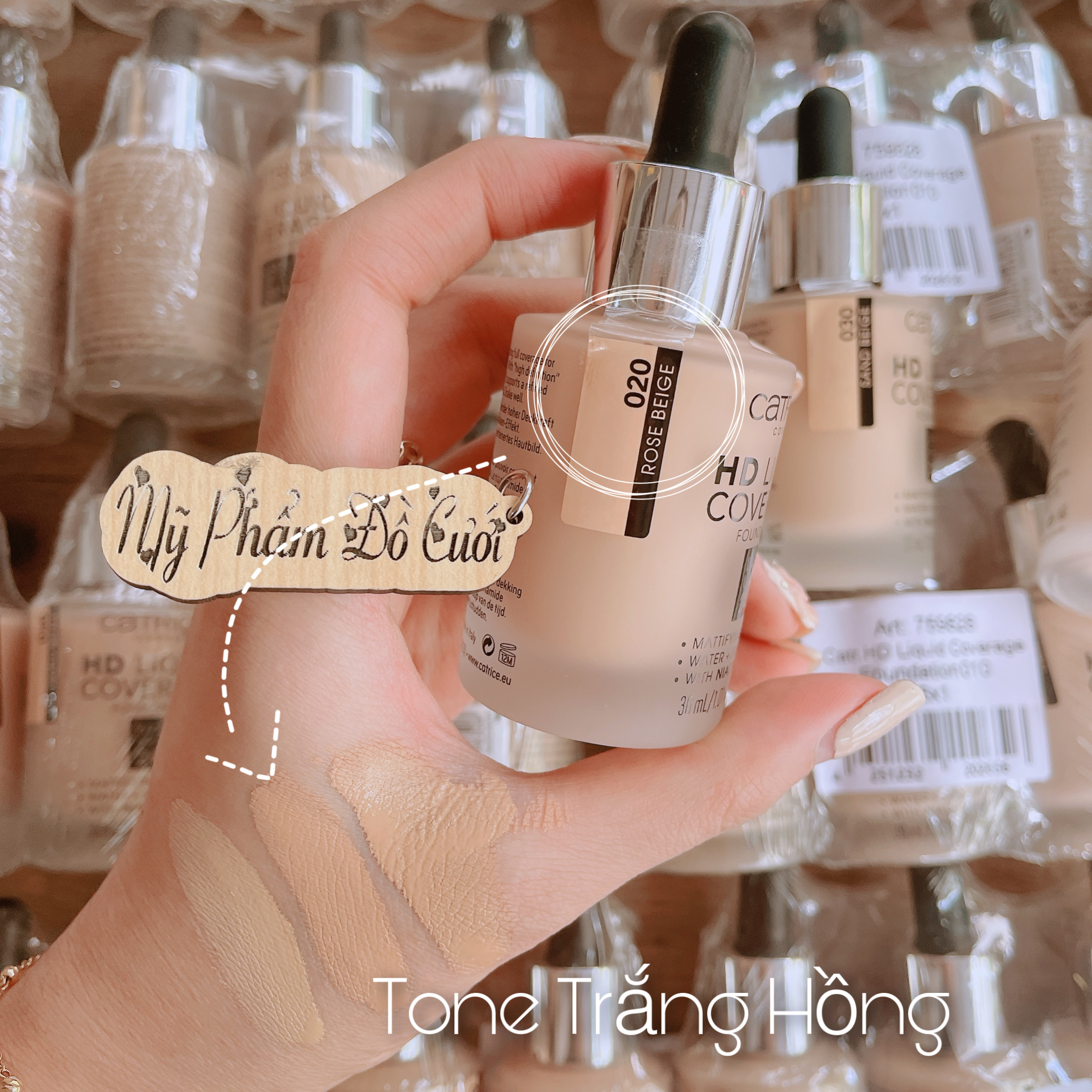 Kem Nền Catrice HD Liquid Coverage Foundation Đủ Tone 30ml [Chính Hãng]