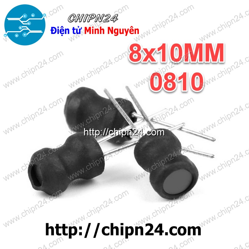 Cuộn cảm cắm 8x10mm dip 0810 -