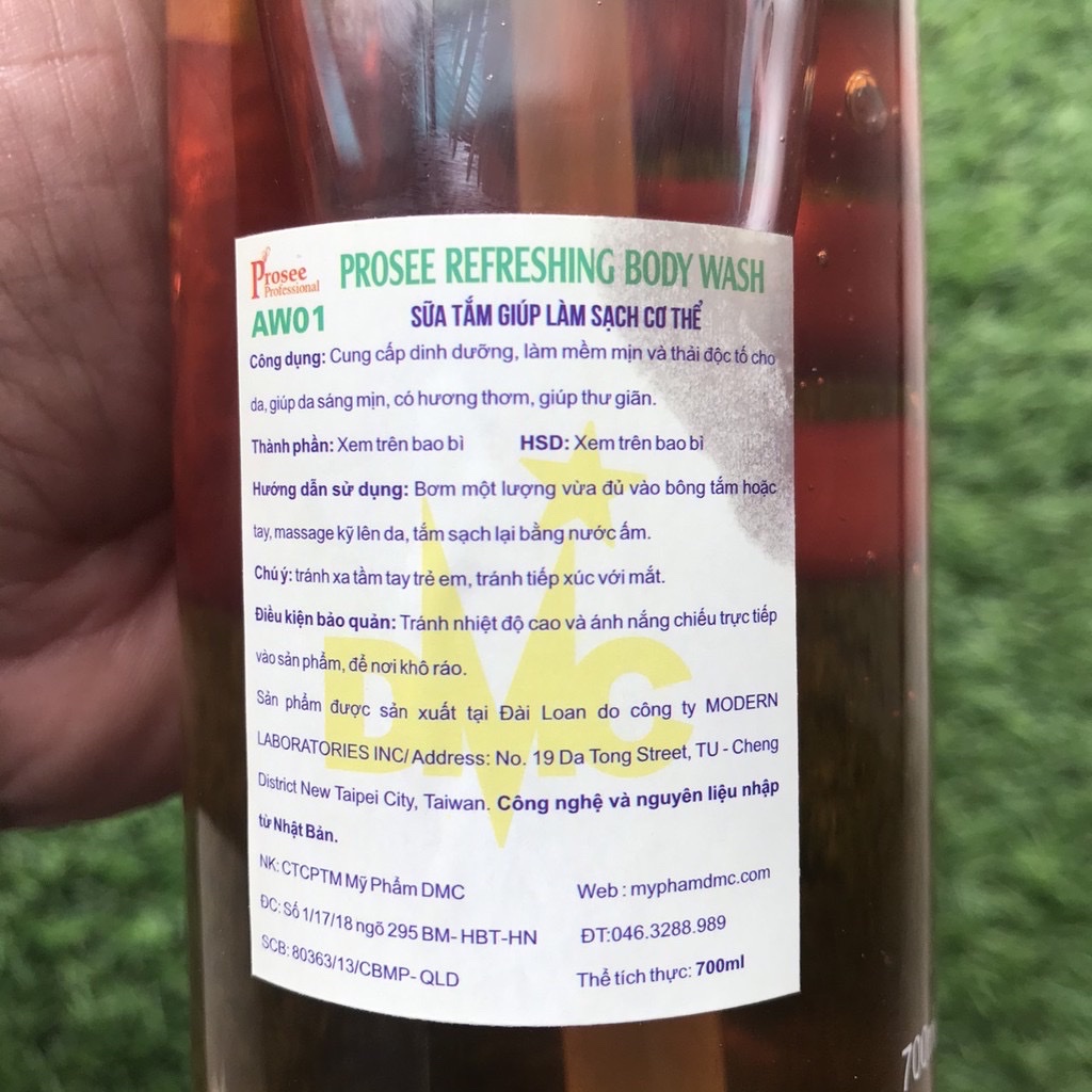 [HCM]SỮA TẮM PROSEE 700ml