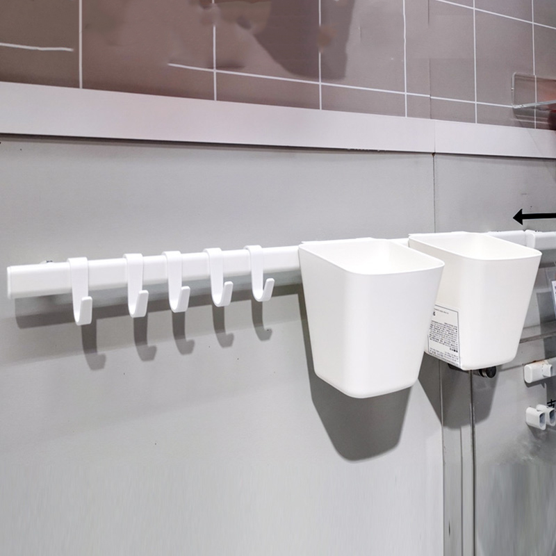 Bộ thanh treo, móc và giỏ treo đa năng Sunnersta IKEA 60cm