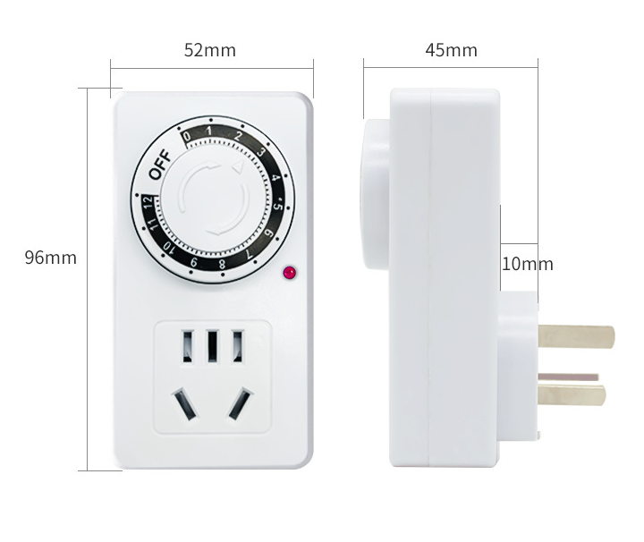 Ổ cắm hẹn giờ lùi bằng cơ FANK 10A/220V sử dụng đơn giản, ổ cắm điện thông minh, ổ cắm đa năng, cong tac hẹn giơ