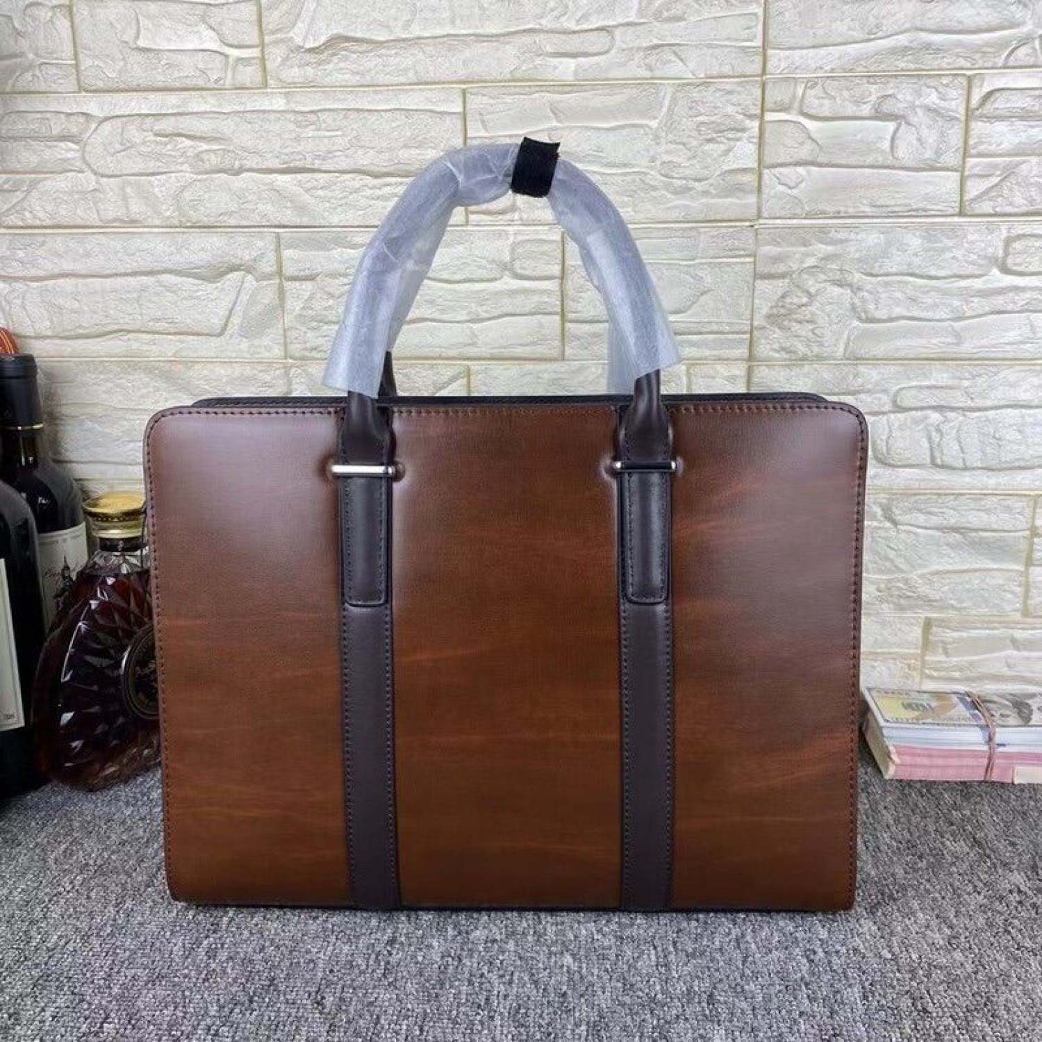 Cặp Da Thật BALIDIYA Khóa Số.06858.