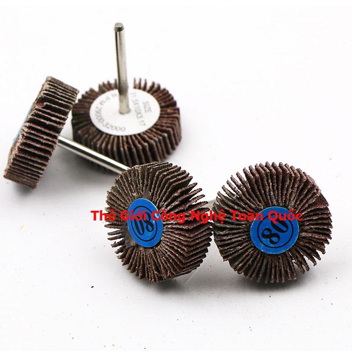Mũi giáp tròn trà nhám - Bộ 4 đầu giáp quật tròn chân 3mm