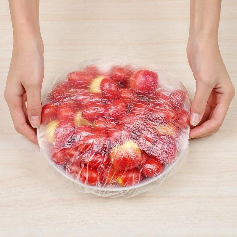 Set 100 túi nilon bọc miệng bát tiện dụng