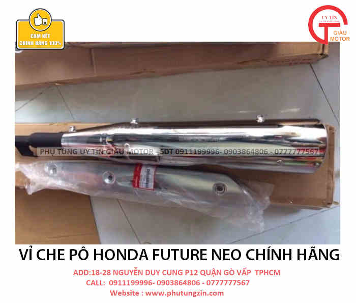Vỉ che pô honda future neo chính hãng