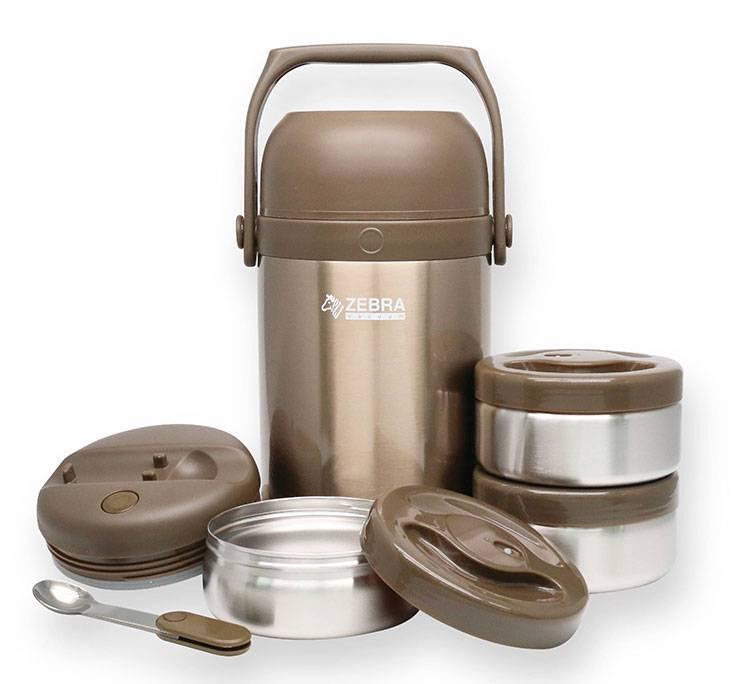 [HCM]CAMEN GIỮ NHIỆT INOX ZEBRA 1.8L - 152441 THÁI LAN