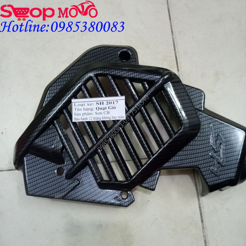 ỐP KÉT NƯỚC SƠN CARBON CHO SH 2017 - 2019