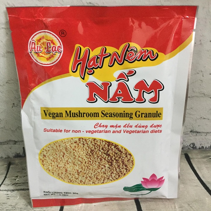 [HCM]HẠT NÊM NẤM CHAY ÂU LẠC - Gói 90G