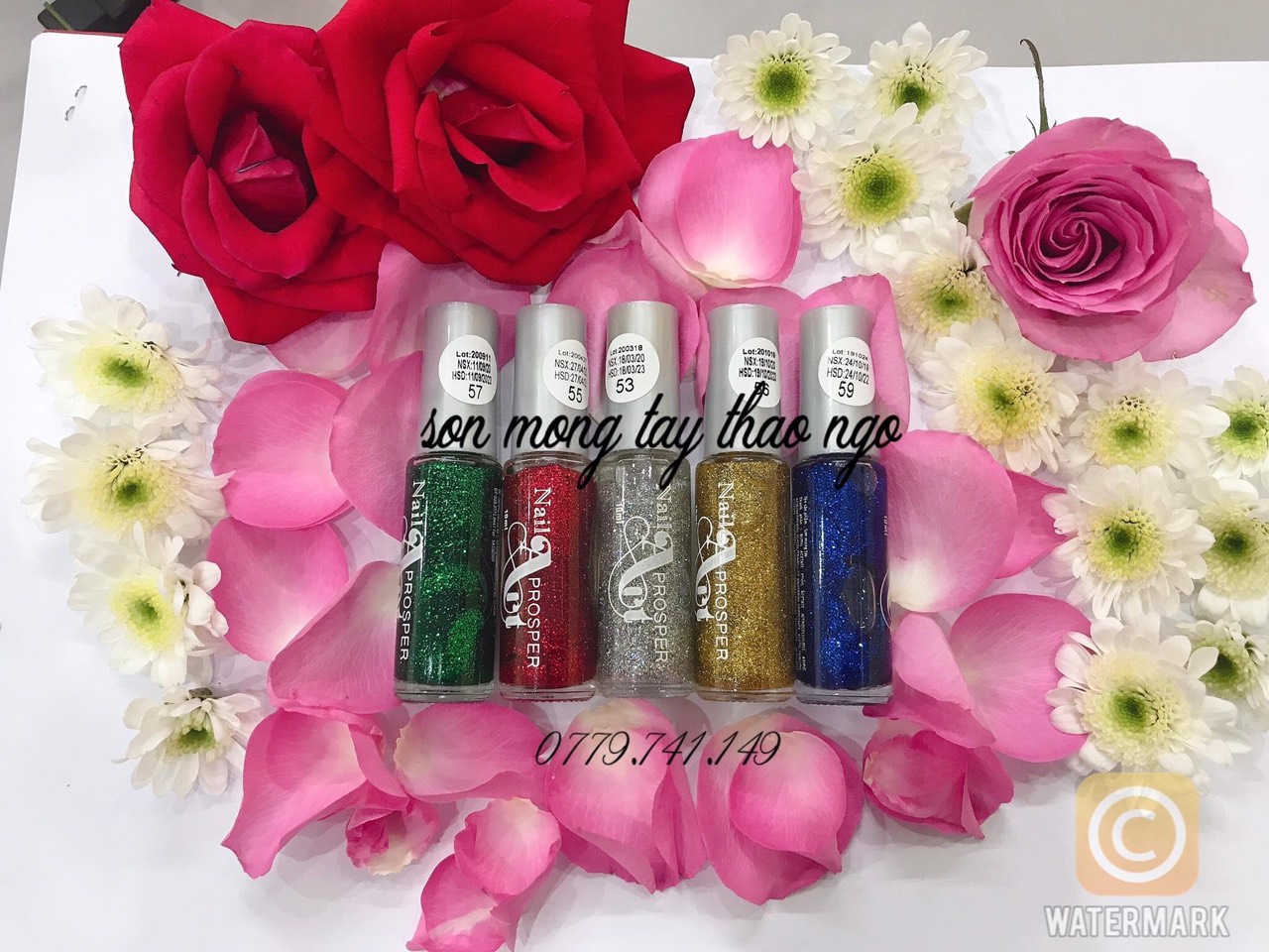 Cọ nét vẽ móng 10ml dành cho sơn thường