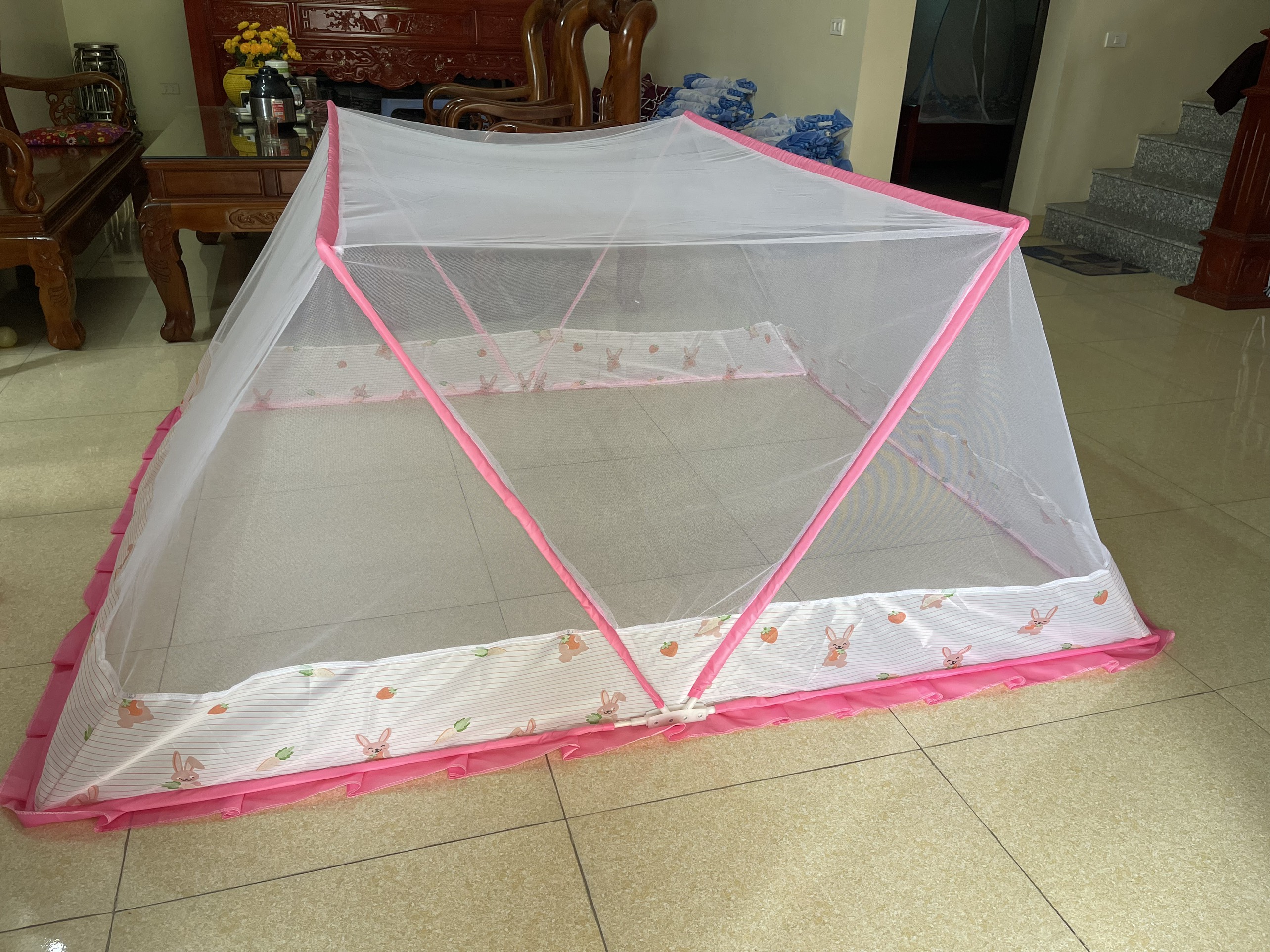 Mùng xếp thông minh gấp gọn cao cấp đủ kích thước