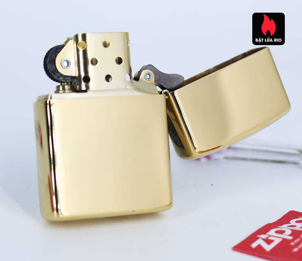 Bật lửa Zippo 49125 – Zippo Graffiti Clover Design High Polish Brass