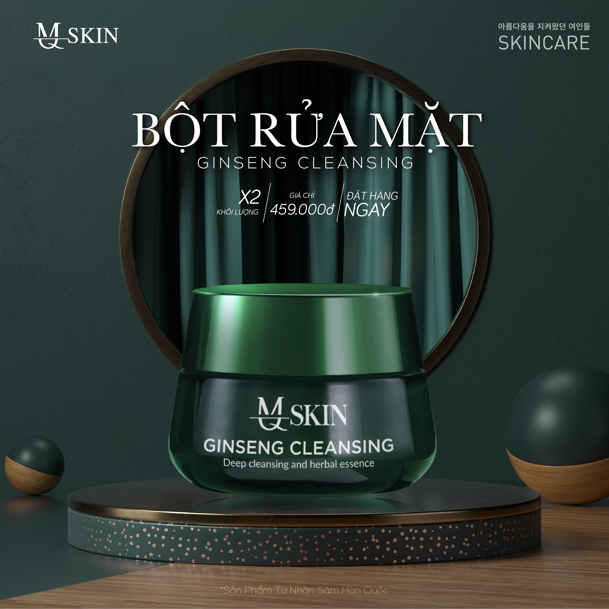 [HCM]KEM  FACE NHÂN SÂM MQ SKIN.