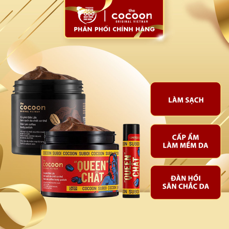 [Suboi Limited] Tẩy Tế Bào Chết Body Chiết Xuất Cà Phê Dak Lak The Cocoon Dak Lak Coffee Polish giá rẻ
