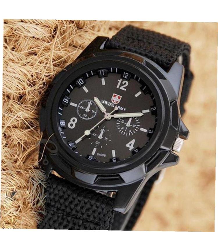 Đồng hồ quân đội- đồng hồ lính( đen)