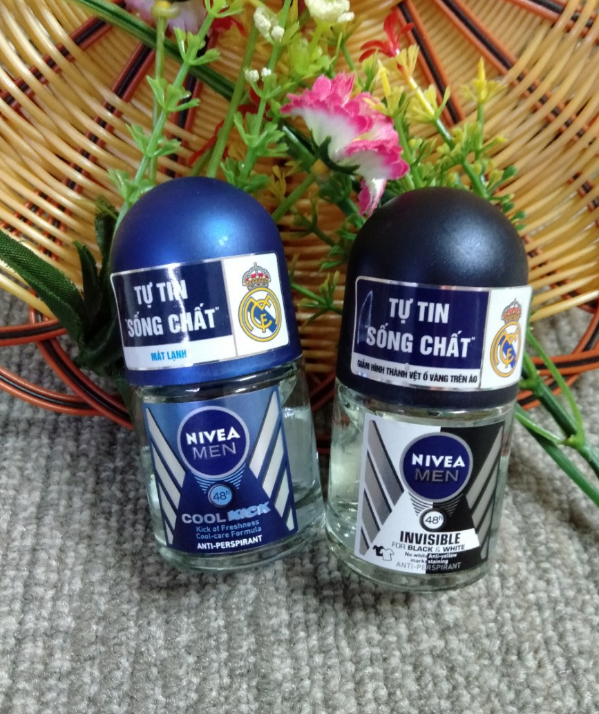 Lăn khử mùi Nivea Men chai 12ml