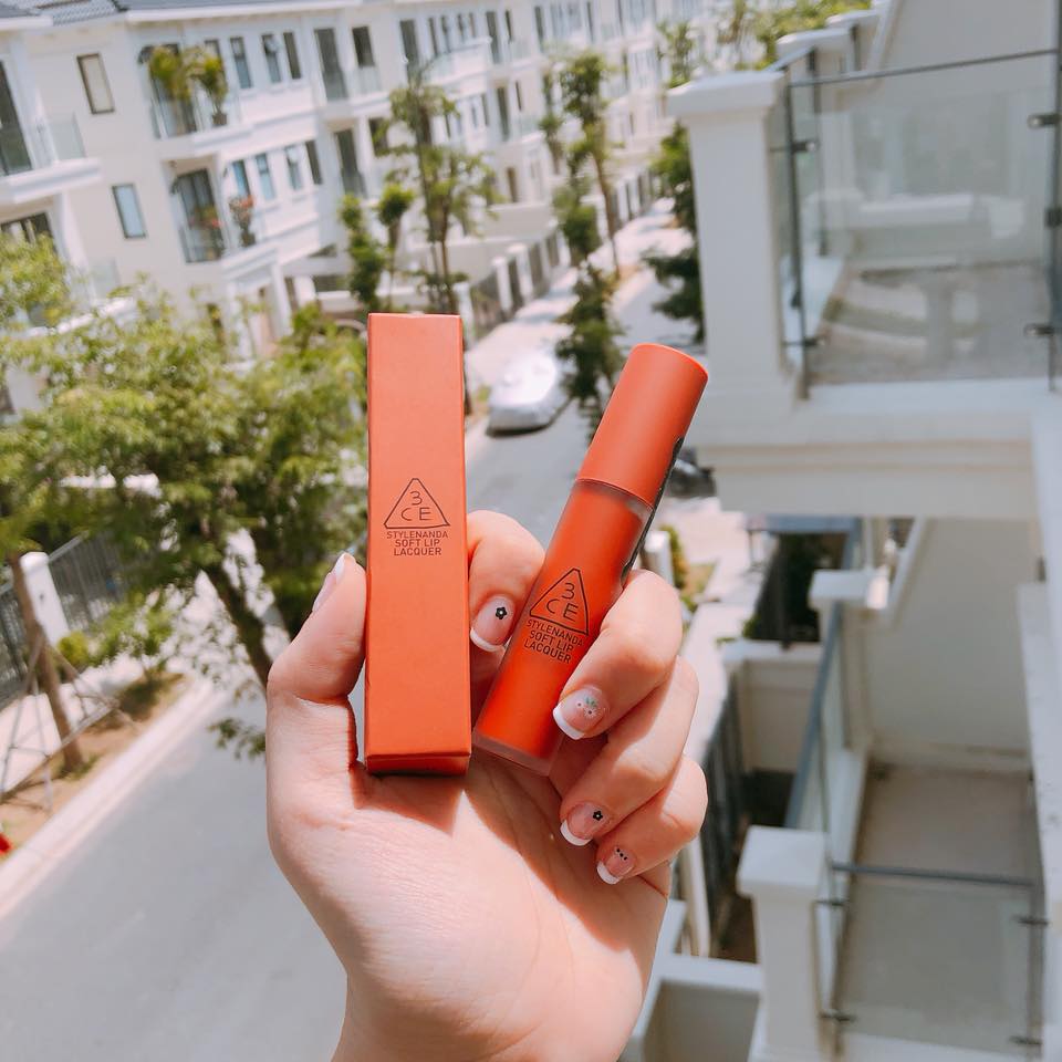 Son 3ce soft lip lacquer màu cam đất