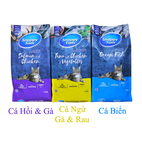 "Hoàn tiền đến 10%" [8kg] Hạt Snappy Tom cho mèo